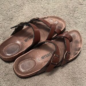 Brown Strappy Sandals